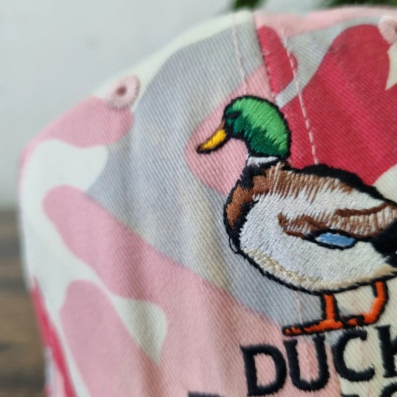 Vintage American Baseball Hat Snapback cap one size adjustable duck dynasty grey red