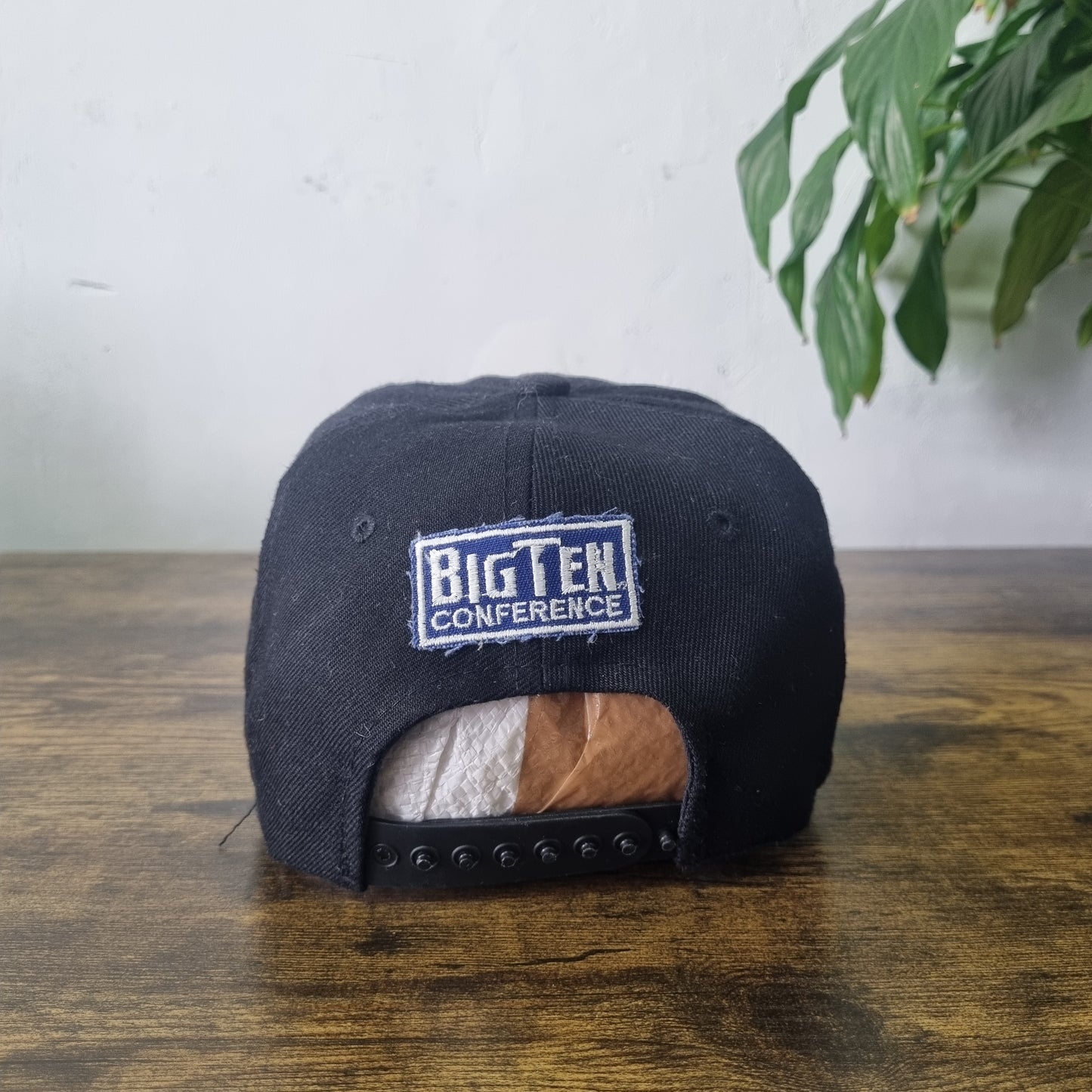 Vintage American Baseball Hat Snapback cap one size adjustable black Purdue