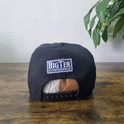 Vintage American Baseball Hat Snapback cap one size adjustable black Purdue