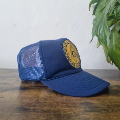 Vintage American Baseball Hat Snapback cap one size adjustable navy freemason