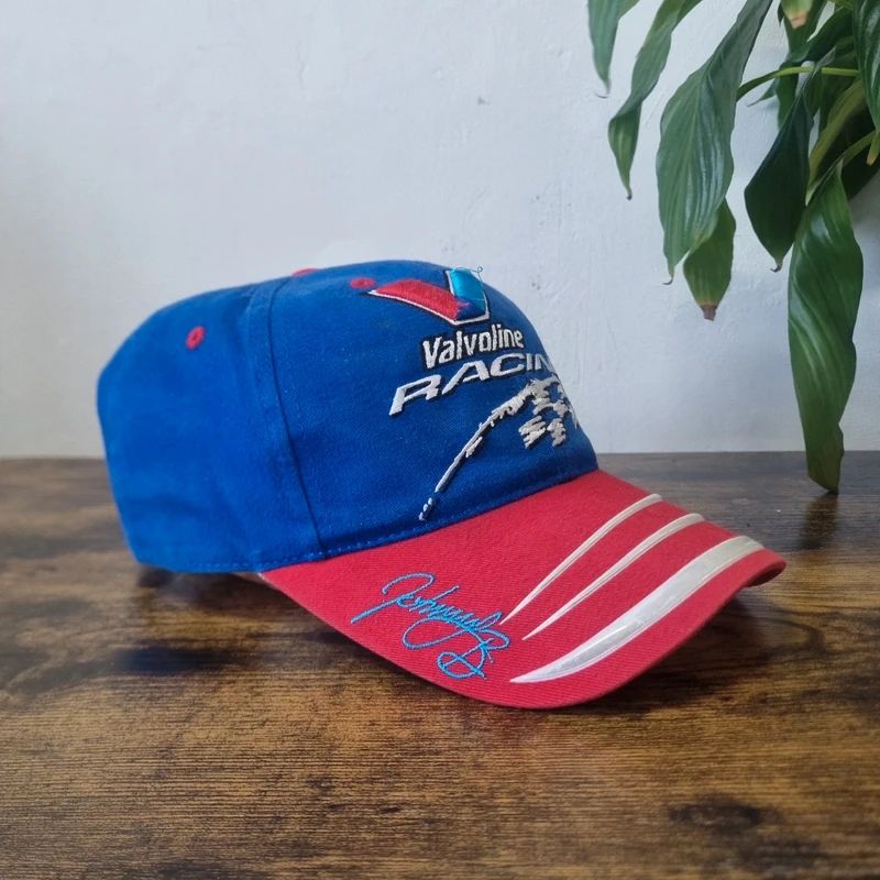Valvoline racing nascar Hat Snapback cap one size adjustable blue red