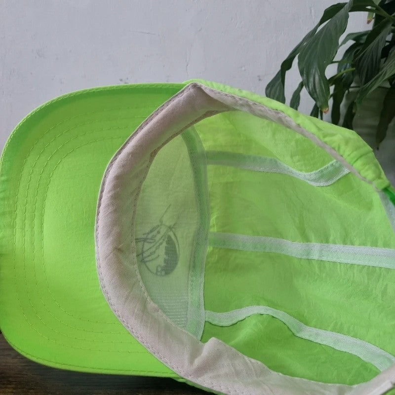 Vintage American Baseball Hat Snapback cap one size adjustable neon green Jamaica
