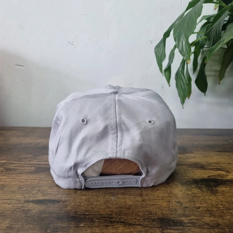 Vintage American Trucker Hat Snapback cap one size adjustable grey The egan companies