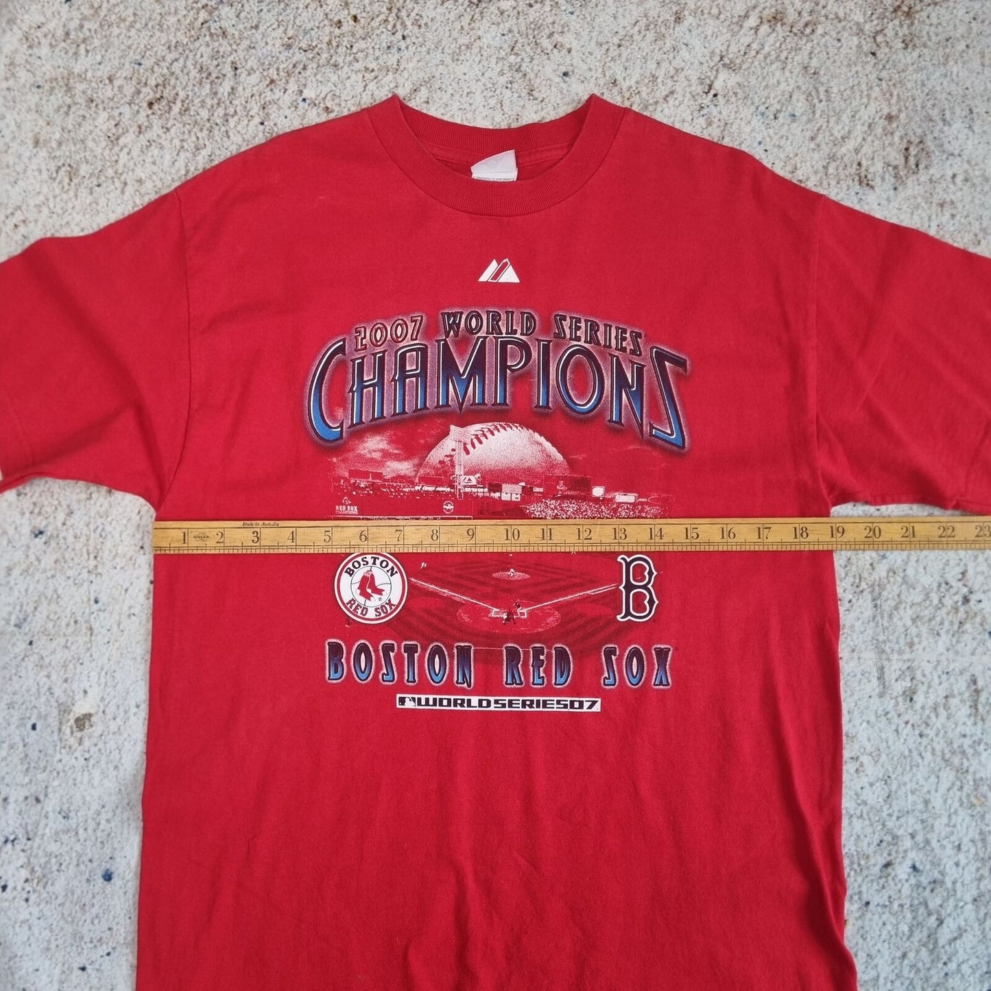 AAA T-SHIRT BOSTON RED SOX 2007 MLB TOP TEE  - Red - Size M