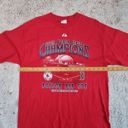 AAA T-SHIRT BOSTON RED SOX 2007 MLB TOP TEE  - Red - Size M