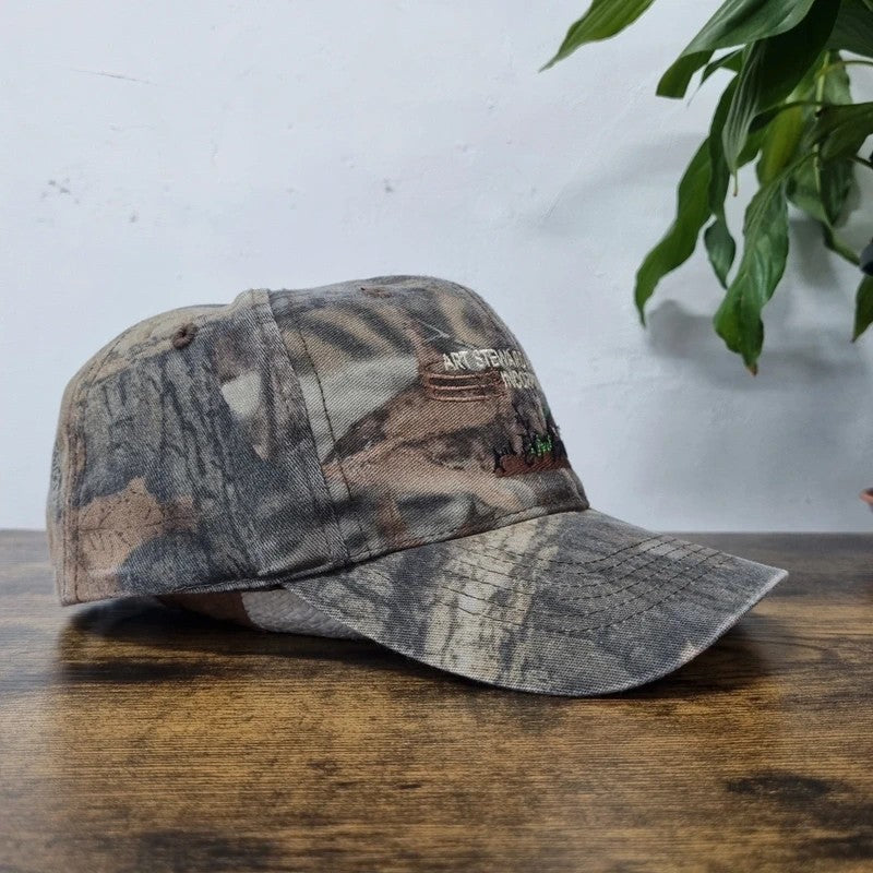 Vintage American Baseball Hat Snapback cap one size adjustable art steward deer