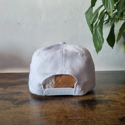 Vintage American Trucker Hat Snapback cap one size white Prairie Meadows Racetrack and Casino