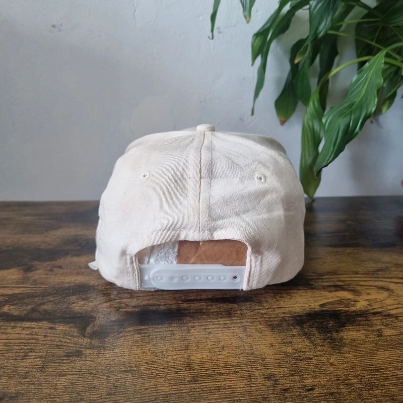 Vintage American Baseball Hat Snapback cap one size adjustable cream LDS Slovenia