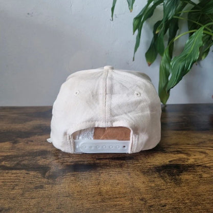 Vintage American Baseball Hat Snapback cap one size adjustable cream LDS Slovenia