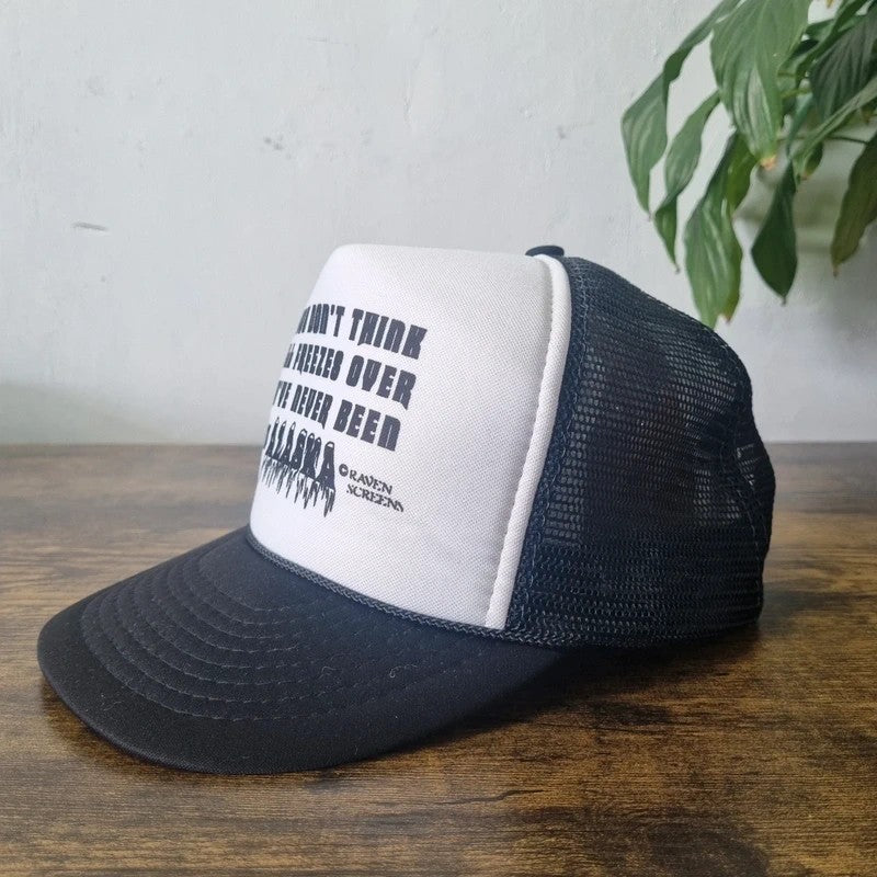 Vintage American Trucker Hat Snapback cap one size adjustable Alaska Novelty