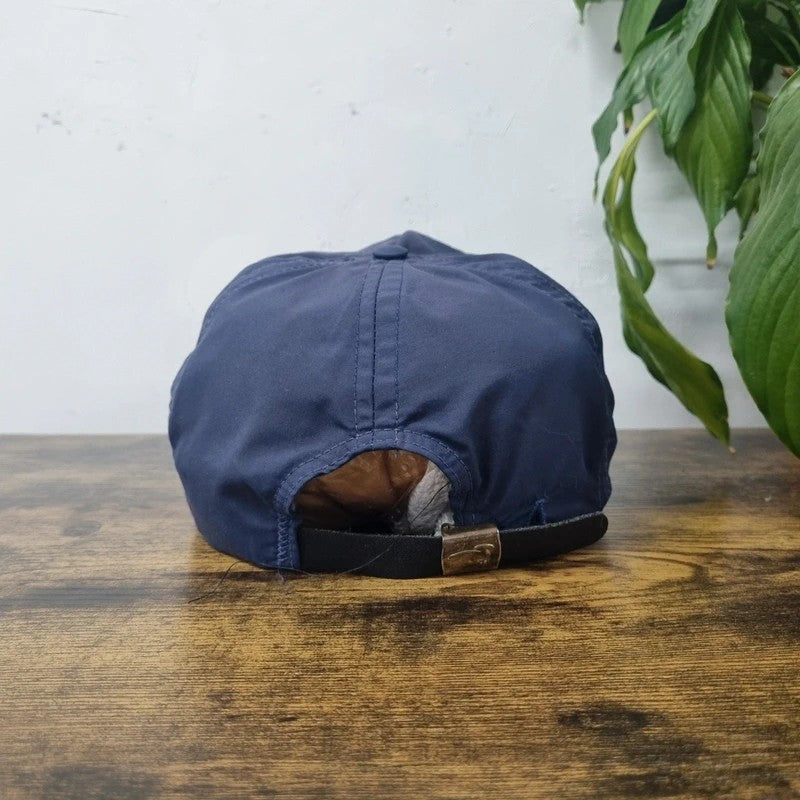Vintage American Trucker Hat Snapback cap one size adjustable navy blackwolf run