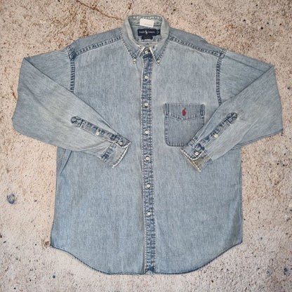 Ralph Lauren DENIM SHIRT BIG SHIRT  - Blue - Size M