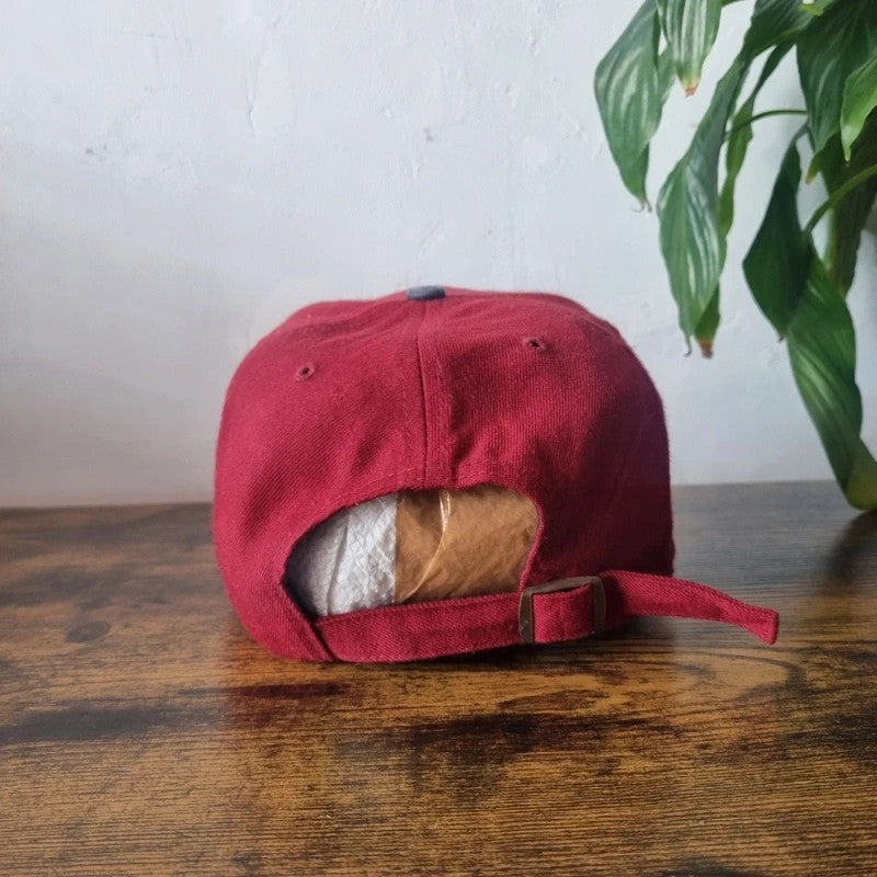 Vintage San Francisco 49ere Baseball Hat Snapback cap one size adjustable burgundy navy