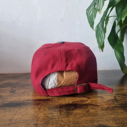 Vintage San Francisco 49ere Baseball Hat Snapback cap one size adjustable burgundy navy