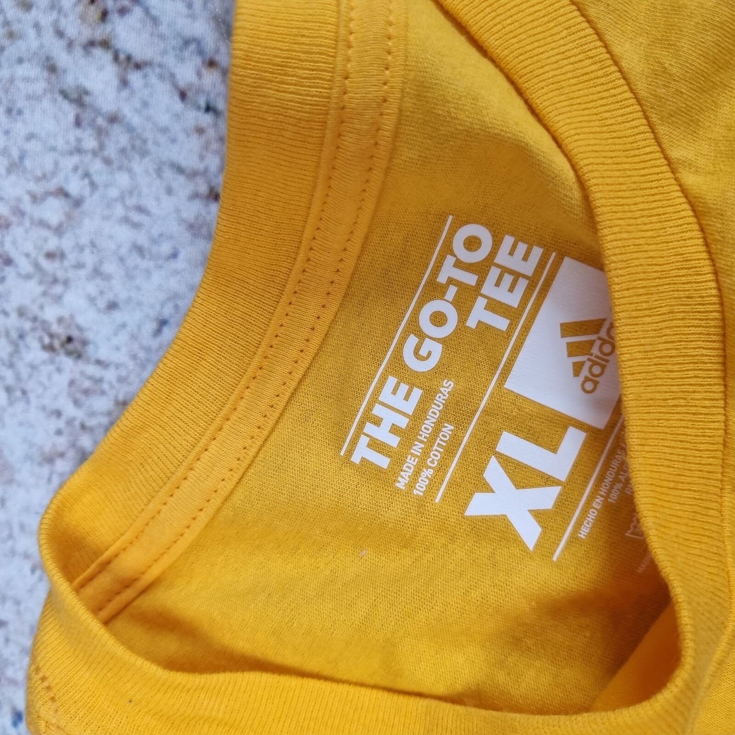 Adidas T-SHIRT GOLDEN STATE WARRIOR NBA 2015 TOP TEE USA - Yellow - Size XL