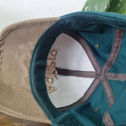 Vintage American Baseball Hat Snapback cap one size adjustable green beige agri pro seeds