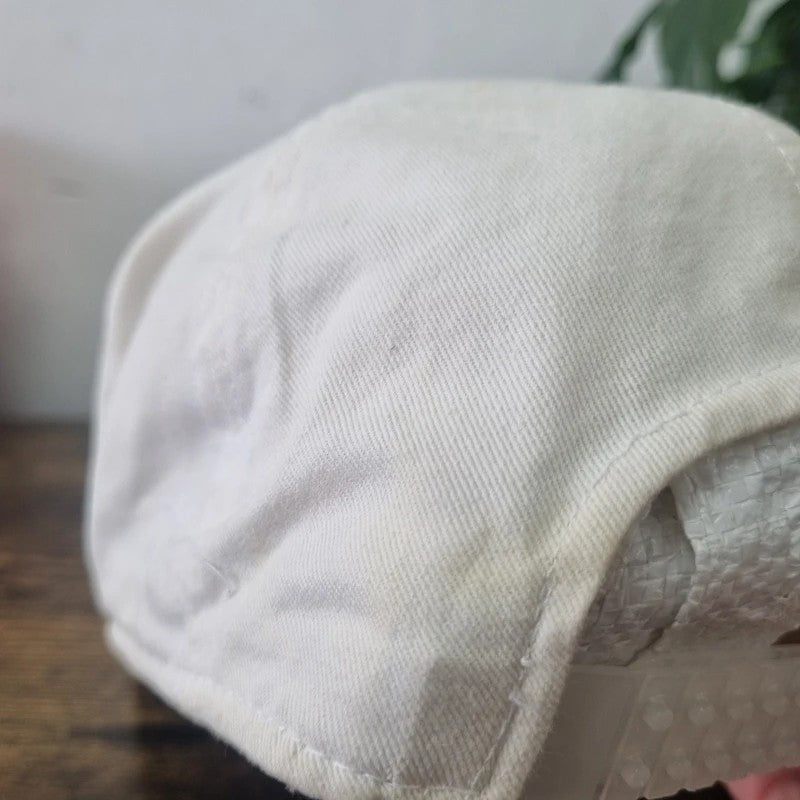 Vintage American Trucker Hat Snapback cap one size white yellow cozumel island mexico