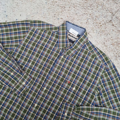 Barbour SHIRT REGULAR FIT CHECK MENS - Green - Size M