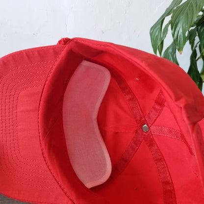 Vintage American Trucker Hat Snapback cap one size adjustable red Dolly Madison Bakery