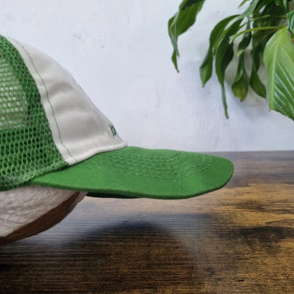 Vintage John Deere Baseball Hat Snapback cap one size adjustable green white
