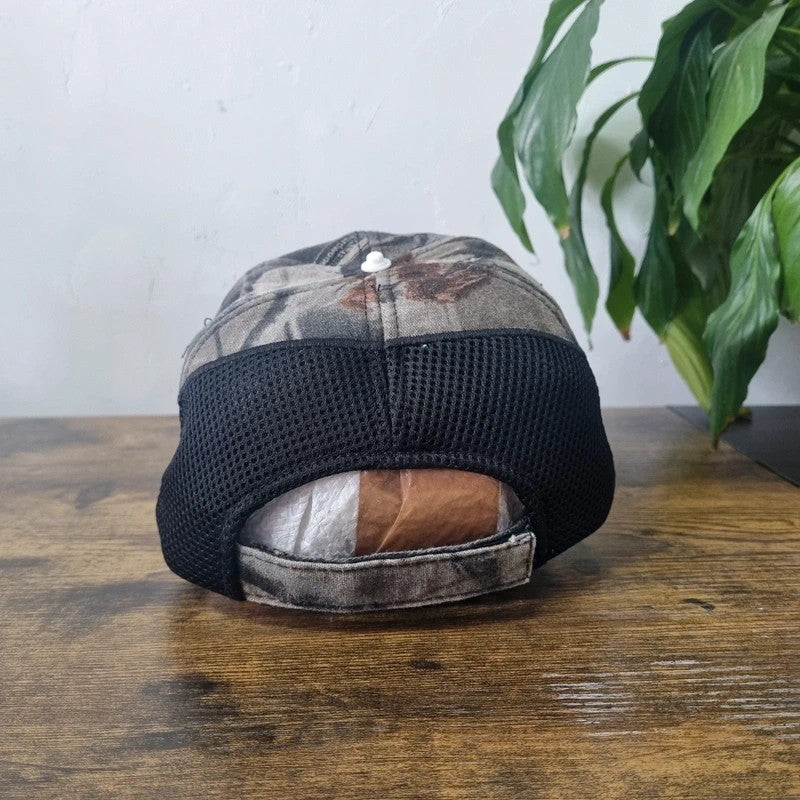 Vintage Realtree Baseball Hat Snapback cap one size adjustable khaki brown green
