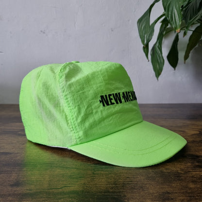 Vintage American Trucker Hat Snapback cap one size neon green new mexico