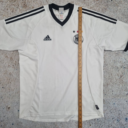 Adidas GERMANY JERSEY FOOTBALL SHIRT 2002 - White - Size L