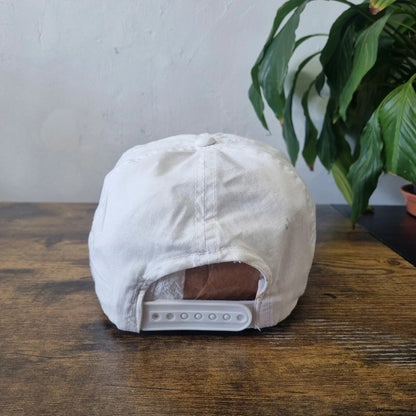 Vintage American Trucker Hat Snapback cap one size adjustable white power battery
