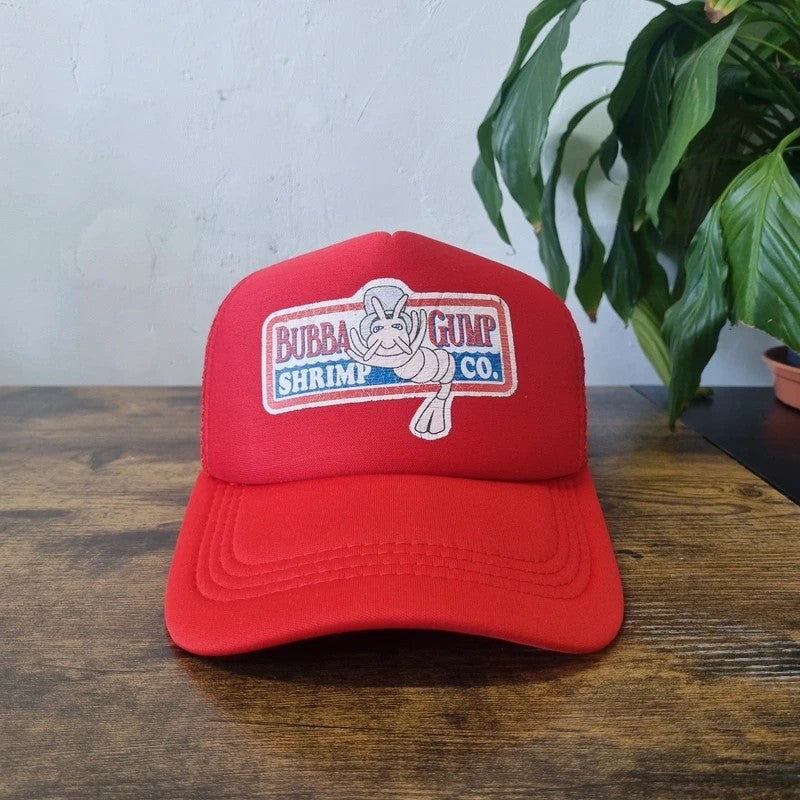 Vintage American Trucker Hat Snapback cap one size adjustable bubba gump