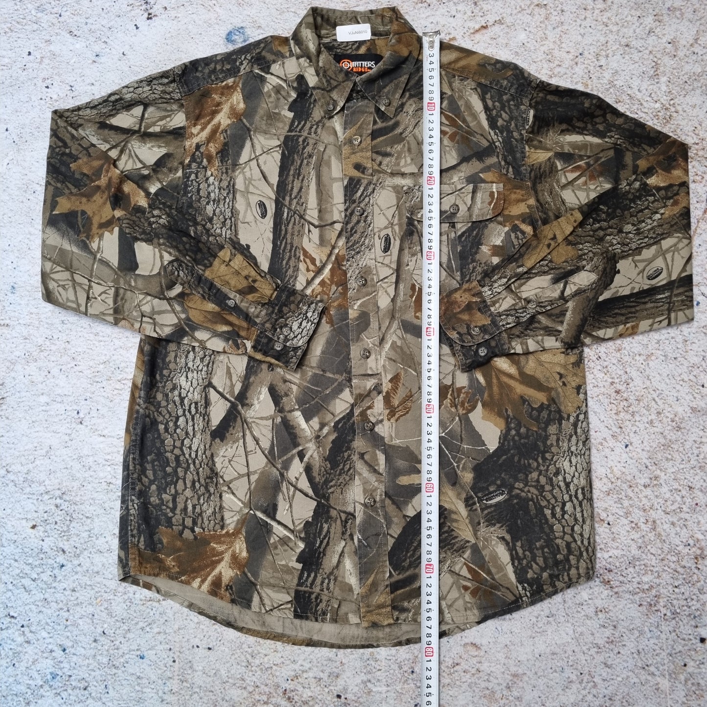 Outfitters Ridge SHIRT REAL TREE FLANNEL STYLE CAMO  - Brown - Size M