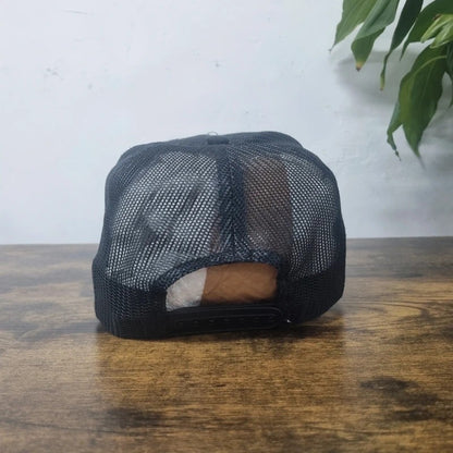 Vintage American Baseball Hat Snapback cap one size adjustable black street machine