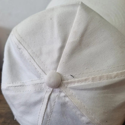 Vintage American Trucker Hat Snapback cap one size adjustable white Freescan inc
