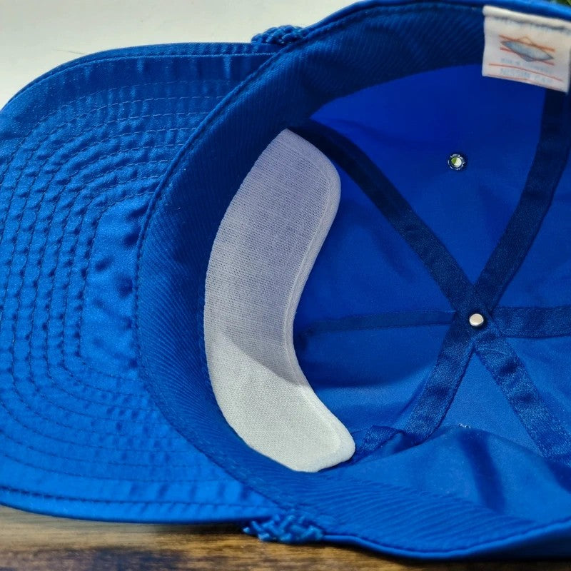 Vintage American Trucker Hat Snapback cap one size adjustable blue longstanding beer