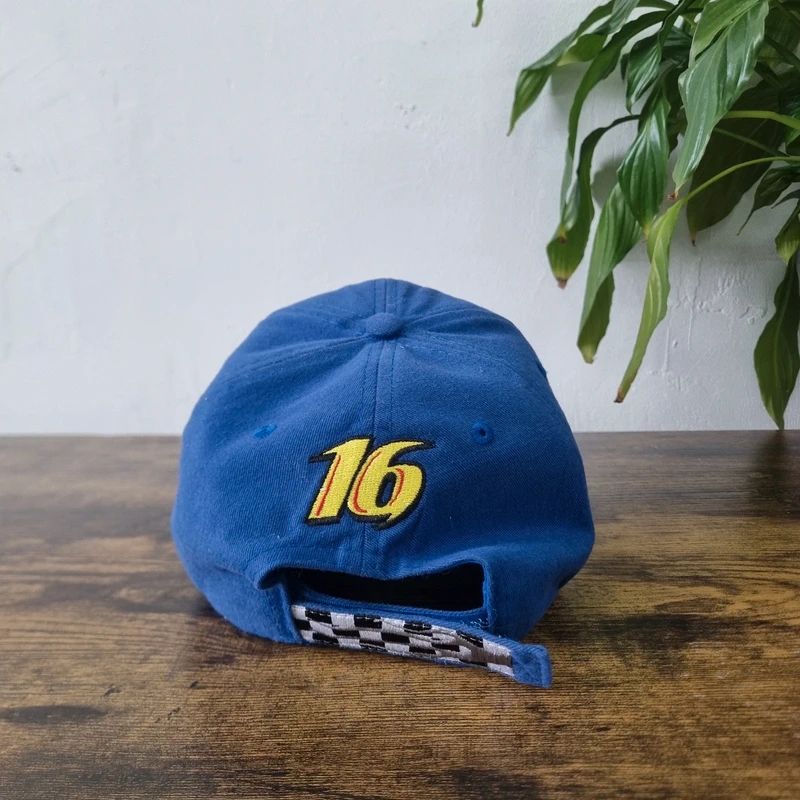 Vintage American nascar racing baseball Hat Snapback cap one size adjustable scotch blue
