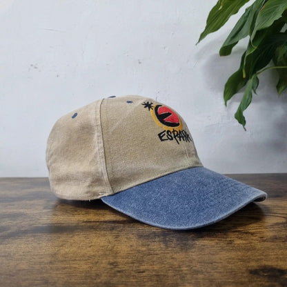 Vintage Baseball Hat Snapback cap one size adjustable beige Spain Espana