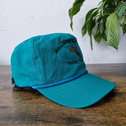 Vintage American Trucker Hat Snapback cap one size green Strasburg Gamebirds Pheasant