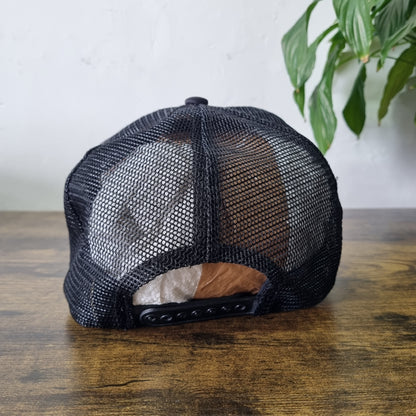 Vintage American Trucker Hat Snapback cap one size black Fridley little league