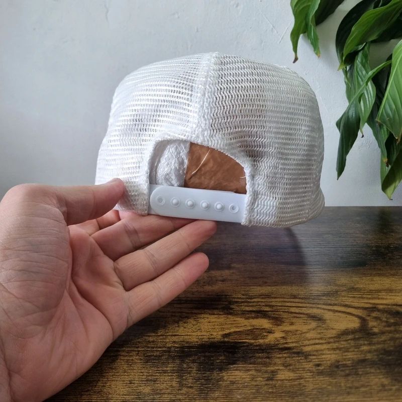 Vintage American Trucker Hat Snapback cap one size adjustable white super Chevy sunday cars