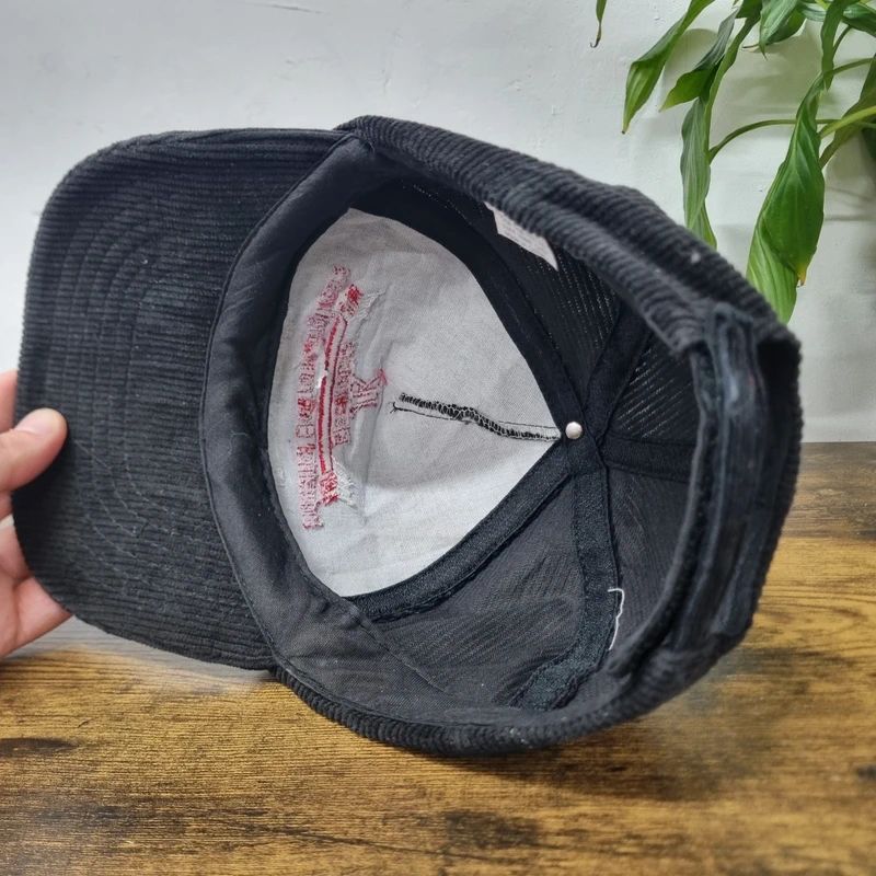 Vintage American Trucker Hat Snapback cap one size adjustable black JK electronics