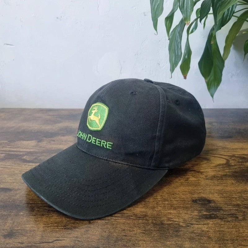 John Deere Baseball Hat Snapback cap one size adjustable black