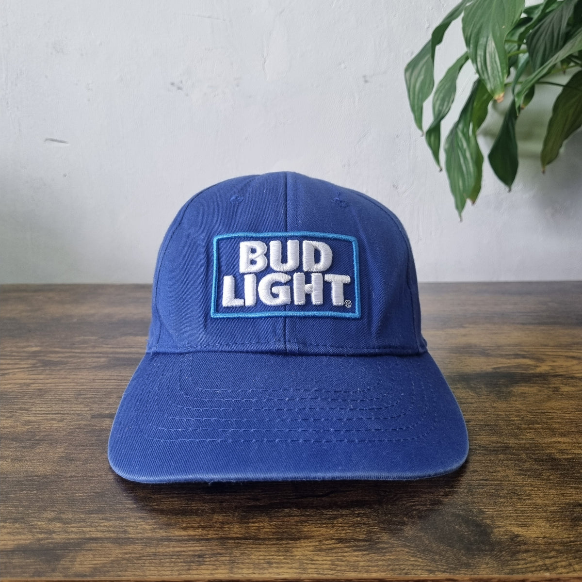 Vintage Bud Light Baseball Hat Snapback cap one size adjustable blue