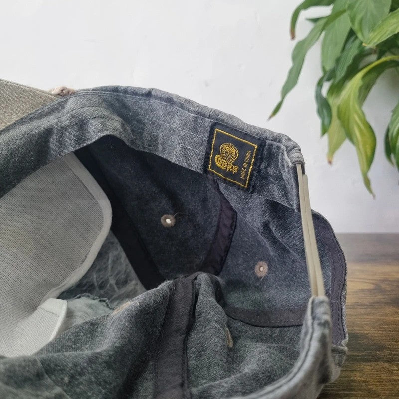 Vintage American Trucker Hat Snapback cap one size adjustable grey new castle sawmill