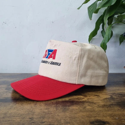 Vintage American Baseball Hat Snapback cap one size adjustable dairy farmers of america