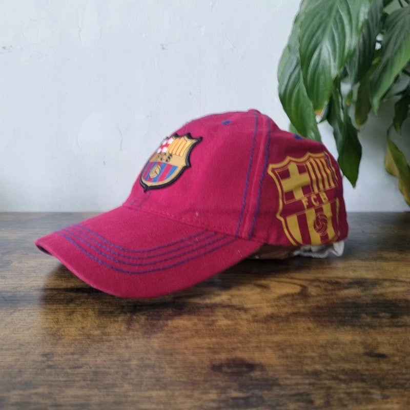 Official Barcelona Baseball Hat Snapback cap one size adjustable burgundy