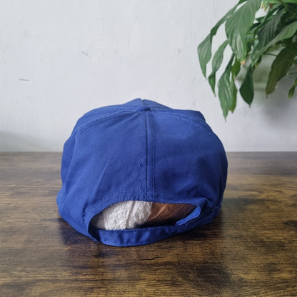 Vintage American Trucker Hat Snapback cap one size adjustable blue