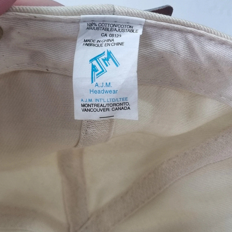 Vintage American baseball Hat Snapback cap one size adjustable red holter lake