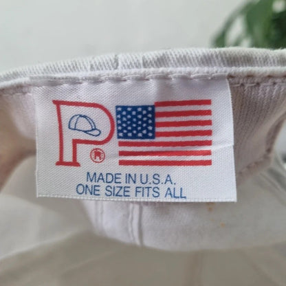 Vintage American Trucker Hat Snapback cap one size white Ingersoll-Rand Genuine Parts