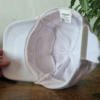 Vintage American Trucker Hat Snapback cap one size adjustable white power centre