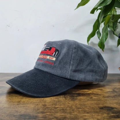 Vintage American Baseball Hat Snapback cap one size adjustable grey black Plumbing wrench