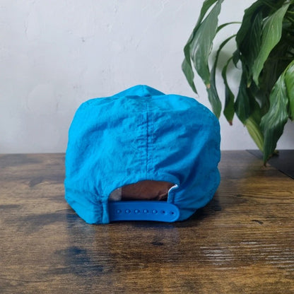 Vintage American Trucker Hat Snapback cap one size adjustable Conair blue